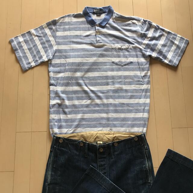 POLO RALPH LAUREN(ポロラルフローレン)のUSA仕入れ　ヴィンテージ 80s ポロラルフローレン　鹿子胸ポケ　ポロシャツ メンズのトップス(ポロシャツ)の商品写真