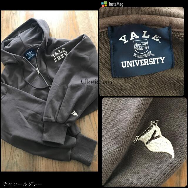 who's who Chico - 新品タグ付き☆YALE 胸ロゴプリントZIP who's who Chico - 新品タグ付き☆YALE 胸ロゴプリントZIP