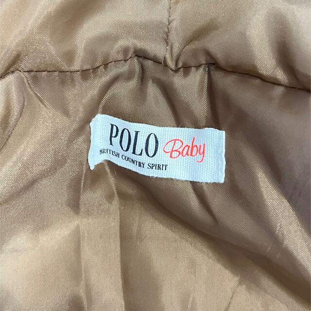 POLO RALPH LAUREN(ポロラルフローレン)のPOLO Baby ダウン　熊　ブラウン キッズ/ベビー/マタニティのベビー服(~85cm)(ジャケット/コート)の商品写真