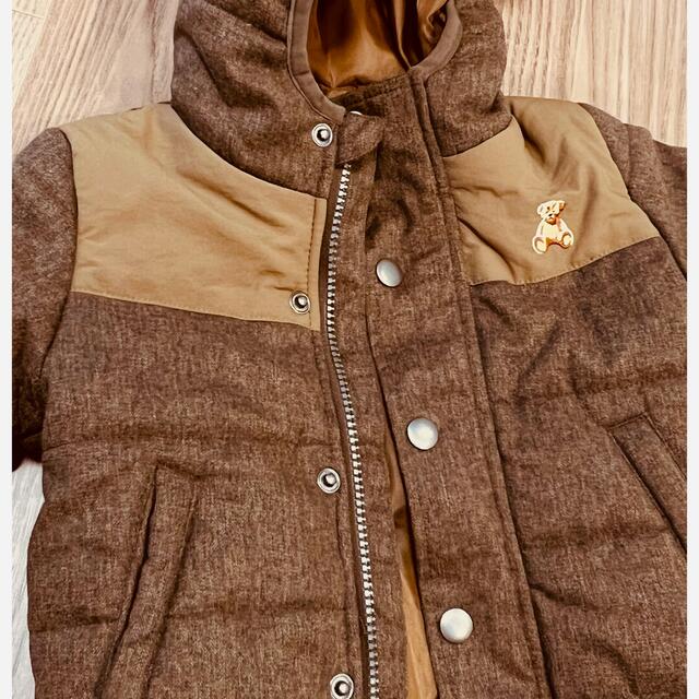 POLO RALPH LAUREN(ポロラルフローレン)のPOLO Baby ダウン　熊　ブラウン キッズ/ベビー/マタニティのベビー服(~85cm)(ジャケット/コート)の商品写真