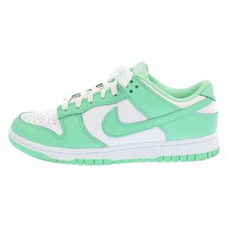 ナイキ(NIKE)のNIKE ナイキ WMNS DUNK LOW GREEN GLOW DD1503105 ウィメンズダンクローカットスニーカー ホワイト/グリーン US9(スニーカー)