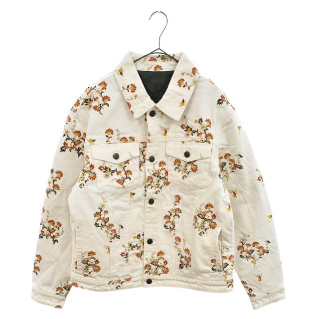 KITH キス 21SS Ellis Denim Jacket 花柄 フローラル刺繍 エリスデニムジャケット ホワイト | フリマアプリ ラクマ