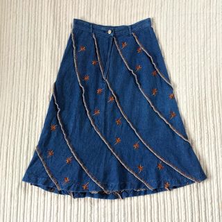 デニムマキシスカート USED size  XS(ロングスカート)