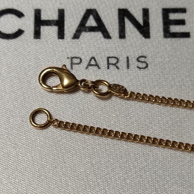 CHANEL　ネックレス　リボン　ココマーク　ラインストーン