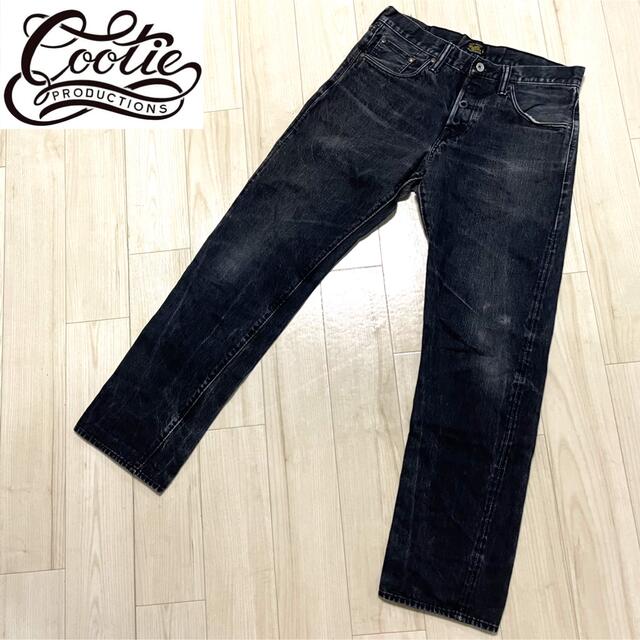 【used】COOTIE BLACK Selvedge Denim Pants