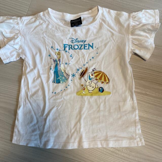 GU(ジーユー)のGU エルサ  Tシャツ キッズ/ベビー/マタニティのキッズ服女の子用(90cm~)(Tシャツ/カットソー)の商品写真