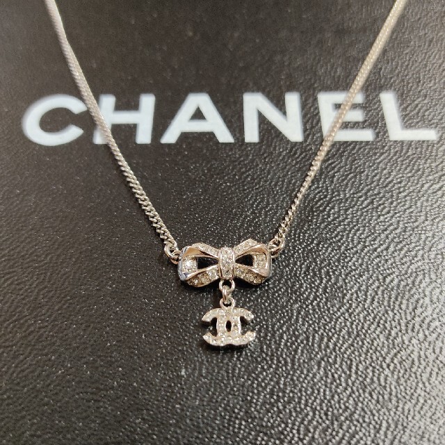 CHANEL アクセサリー リボンネックレス