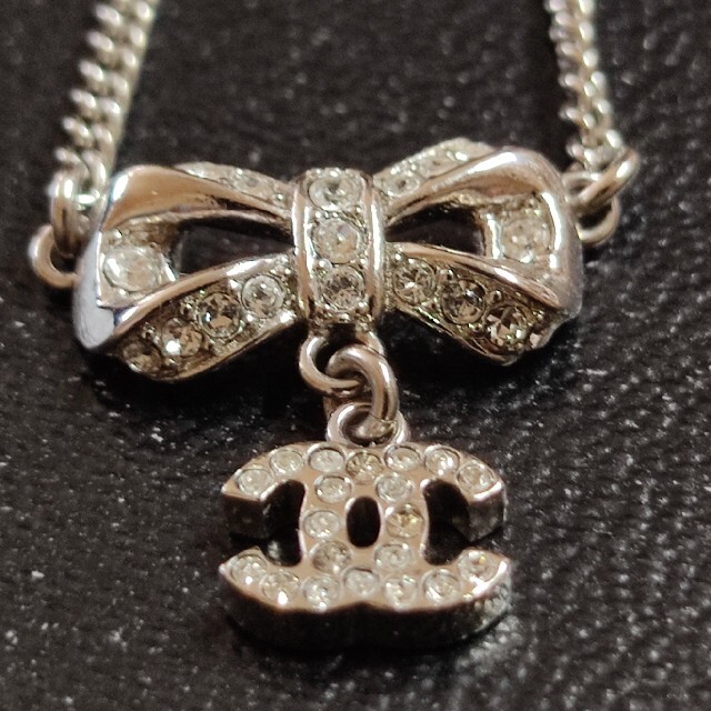 CHANEL ネックレス リボン ココマーク