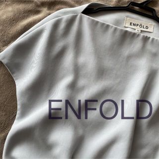 エンフォルド(ENFOLD)のお値下げいたしました！ENFOLD・38・アシンメトリーブラウス(シャツ/ブラウス(半袖/袖なし))