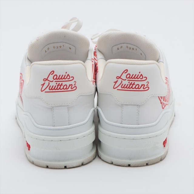 LOUIS VUITTON(ルイヴィトン)のヴィトン LVトレイナーライン レザー 8 ホワイト メンズ スニーカー メンズの靴/シューズ(スニーカー)の商品写真