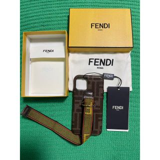 フェンディ(FENDI)のFENDI フェンディ　ズッカ柄　iPhone 11 pro ケース(iPhoneケース)