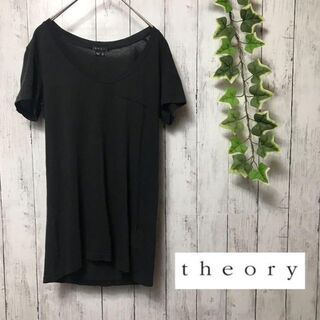 セオリー(theory)のtheory セオリー　カットソー　オフィスカジュアル　サマー　フォーマル(Tシャツ(半袖/袖なし))