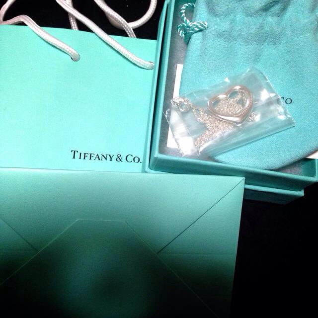 Tiffany & Co. - ティファニー  オープンハートネックレス