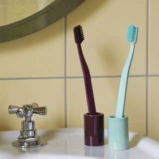 hay toothbrush holder