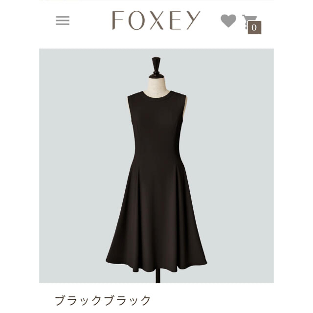 FOXEY(フォクシー)のフォクシー　ワンピース　DRESS "LAUREL" 42 レディースのワンピース(ひざ丈ワンピース)の商品写真