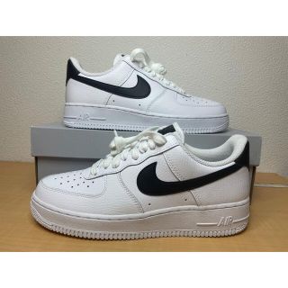 ナイキ(NIKE)のNIKE WMNS AIR FORCE 1 LOW 07 WHITE/BLACK(スニーカー)