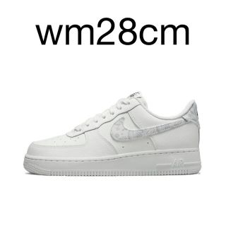 ナイキ(NIKE)のナイキ ウィメンズ エアフォース1 エッセンシャル ペイズリー white(スニーカー)