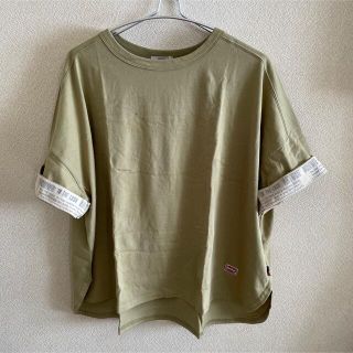 キューブシュガー(CUBE SUGAR)の新品＊GENTIL ジャンティ＊半袖Tシャツ/カーキ(Tシャツ(半袖/袖なし))