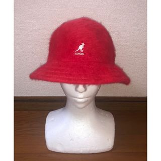 カンゴール(KANGOL)のL 新品 KANGOL Furgora Casual ファー ハット 赤 レッド(ハット)