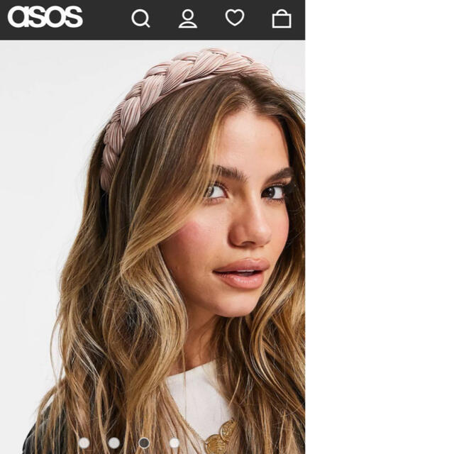 asos(エイソス)のASOSカチューシャ レディースのヘアアクセサリー(カチューシャ)の商品写真