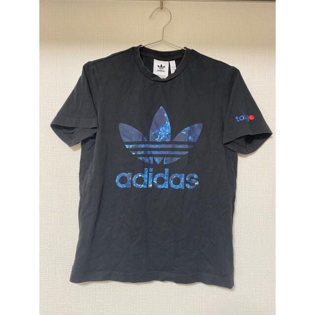 adidas(アディダス)の☆ アディダス　adidas タイダイ柄Tシャツ　黒　青　ブラック　ブルー　S メンズのトップス(Tシャツ/カットソー(半袖/袖なし))の商品写真