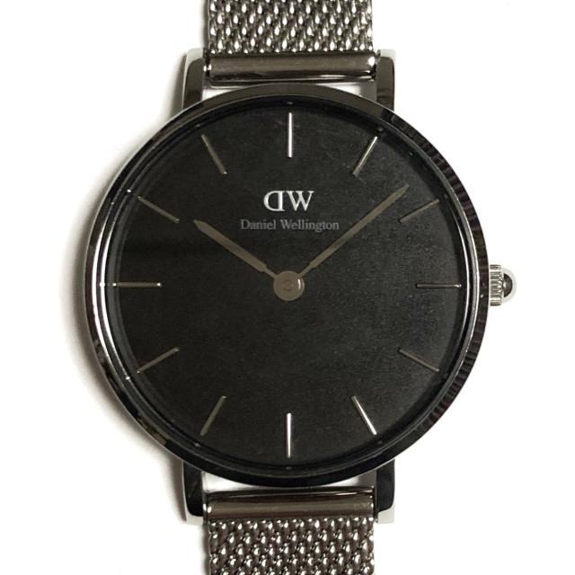 Daniel Wellington(ダニエルウェリントン)のダニエルウェリントン 腕時計美品  - 黒 レディースのファッション小物(腕時計)の商品写真