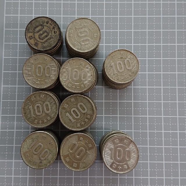 古銭 稲 １００円銀貨 １００枚