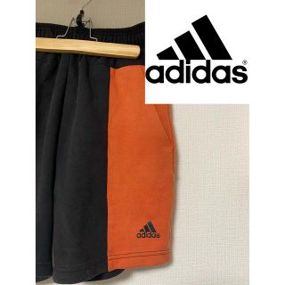 アディダス(adidas)の☆ アディダス　adidas ハーフパンツ　ブラック　オレンジ　S(ショートパンツ)