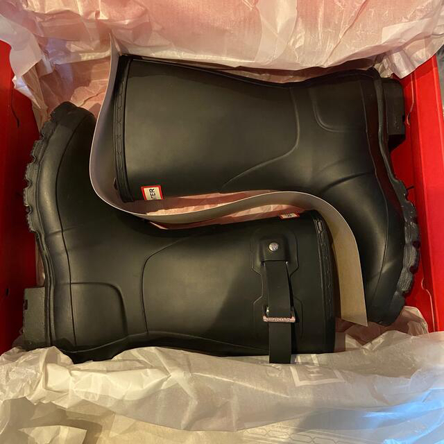 HUNTER(ハンター)の《ほぼ未使用‼︎》HUNTER ハンター レインブーツ  黒 23cm UK4 レディースの靴/シューズ(レインブーツ/長靴)の商品写真