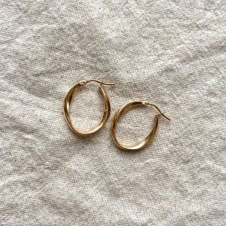 ジュエリーツツミ(JEWELRY TSUTSUMI)のジュエリーツツミ k10 フープピアス(ピアス)