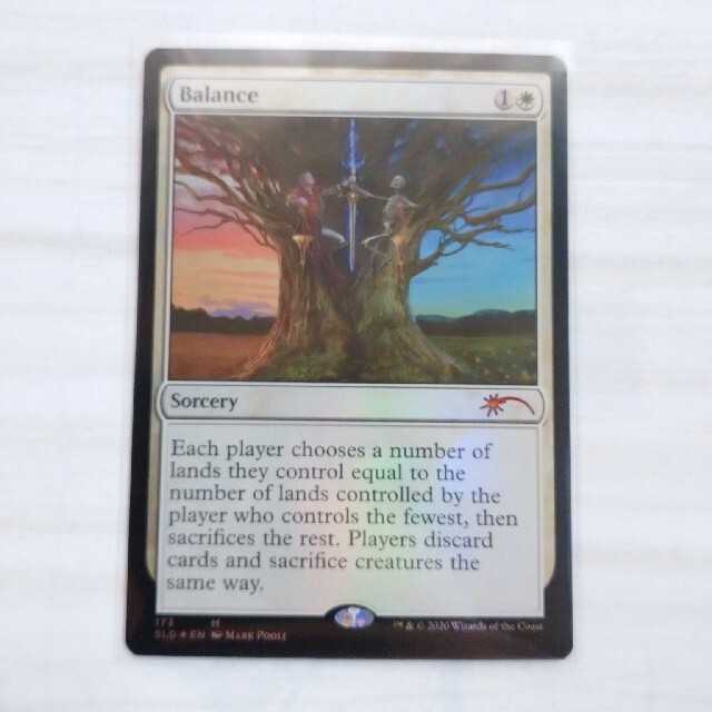 マジック:ザ・ギャザリング(マジックザギャザリング)のmtg 天秤 foil エンタメ/ホビーのトレーディングカード(シングルカード)の商品写真