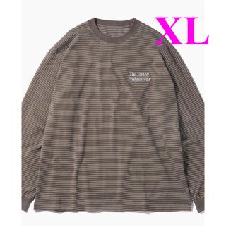 ワンエルディーケーセレクト(1LDK SELECT)のennoy L/S Border T-Shirt BROWN X WHITE (Tシャツ/カットソー(七分/長袖))