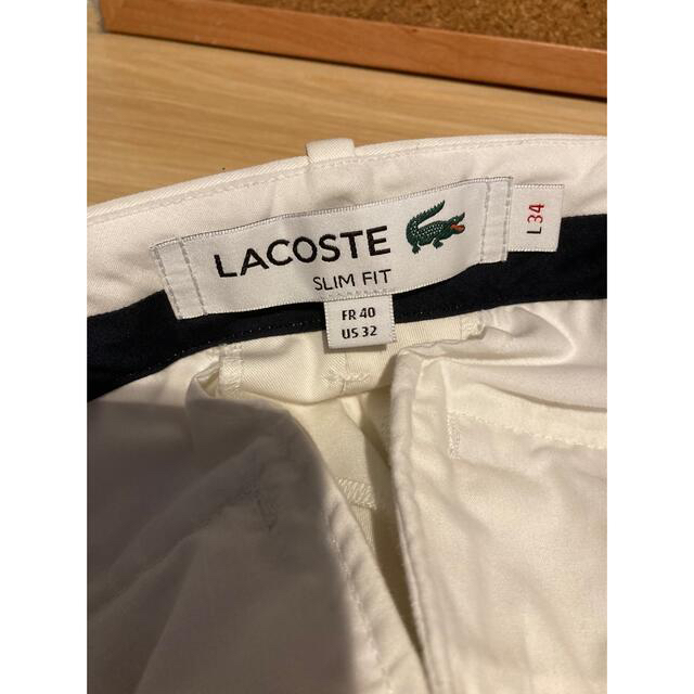 LACOSTE(ラコステ)のラコステ アイロン済み ハイストレッチチノ コーデュラナイロン　定価16500円 メンズのパンツ(チノパン)の商品写真