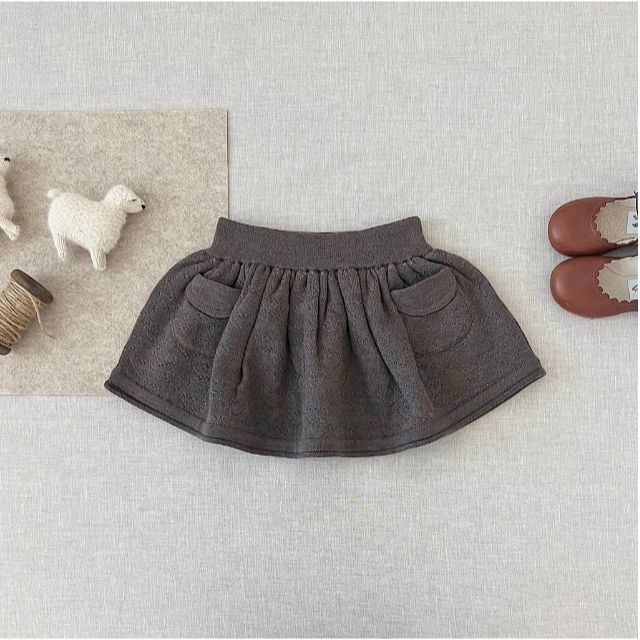 SOOR PLOOM(ソーアプルーム)の新品　soor ploom Norma Skirt, mineral 4y キッズ/ベビー/マタニティのキッズ服女の子用(90cm~)(スカート)の商品写真