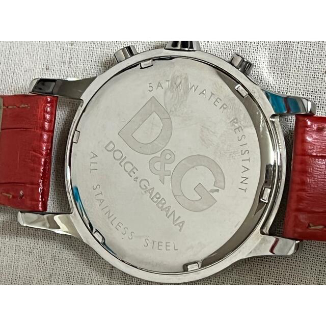 D&G(ディーアンドジー)のドルチェ&ガッバーナ 腕時計 カレンダー機能 レザーベルトD&G メンズの時計(腕時計(アナログ))の商品写真