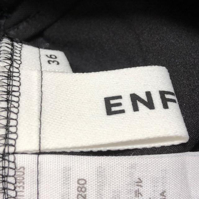 ENFOLD - エンフォルド パンツ サイズ36 S - 黒の通販 by ブランディア 