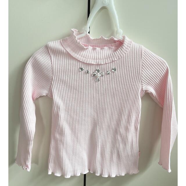 mezzo piano(メゾピアノ)のメゾピアノ ロンT キッズ/ベビー/マタニティのキッズ服女の子用(90cm~)(Tシャツ/カットソー)の商品写真