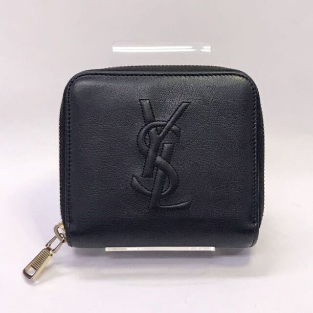 YVES SAINT LAURENT イヴサンローラン コンパクトジップウォレッファッション小物