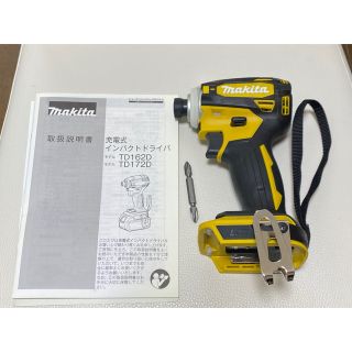 マキタ(Makita)のマキタ　インパクトドライバー　TD172D イエロー  新品未使用品！(工具/メンテナンス)