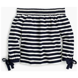 ジェイクルー(J.Crew)の【新品、未使用】J.Crewジェイクルー　ボーダーシャツ(シャツ/ブラウス(長袖/七分))