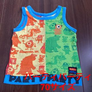 パーティーパーティー(PARTYPARTY)のパーティパーティ　モンスターズインク　タンクトップ　70サイズ　マイク　サリー(その他)