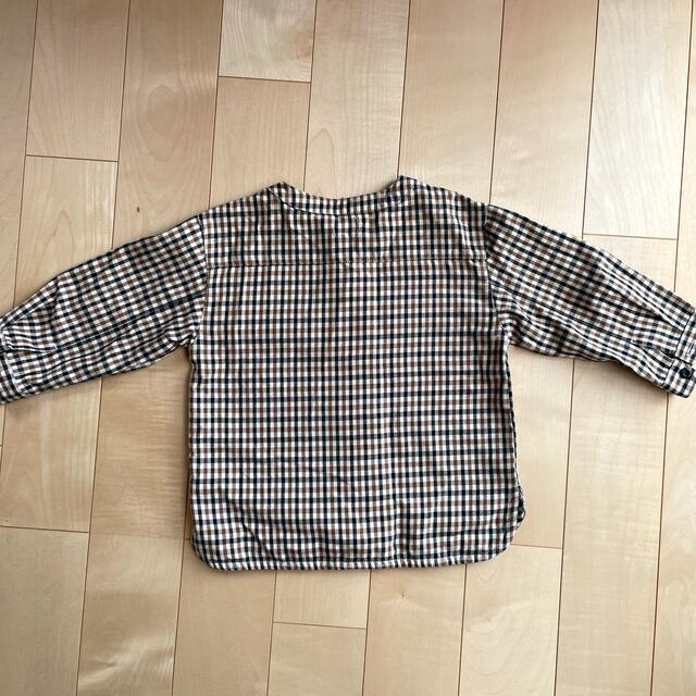 チェックシャツ　95cm キッズ/ベビー/マタニティのキッズ服男の子用(90cm~)(ブラウス)の商品写真