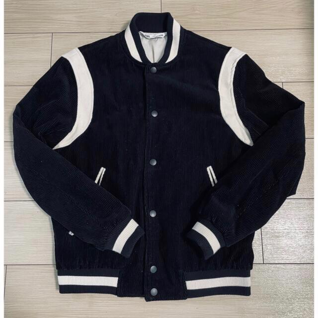 ZARA - 【早い者勝ち】ZARA コントラストコーデュロイボンバー ZARA - 【早い者勝ち】ZARA コントラストコーデュロイボンバー