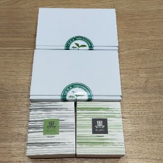 イデアインターナショナル(I.D.E.A international)のリレント　黒石鹸wa 80g６個(２箱４つ入りとバラ２つ)(ボディソープ/石鹸)