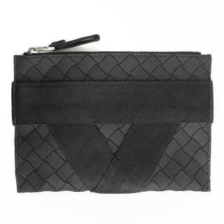 ボッテガヴェネタ(Bottega Veneta)のボッテガヴェネタ ラバー ドキュメントケース 黒 651835（未使用　展示品）(セカンドバッグ/クラッチバッグ)