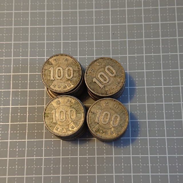 古銭 稲穂 100円銀貨 40枚