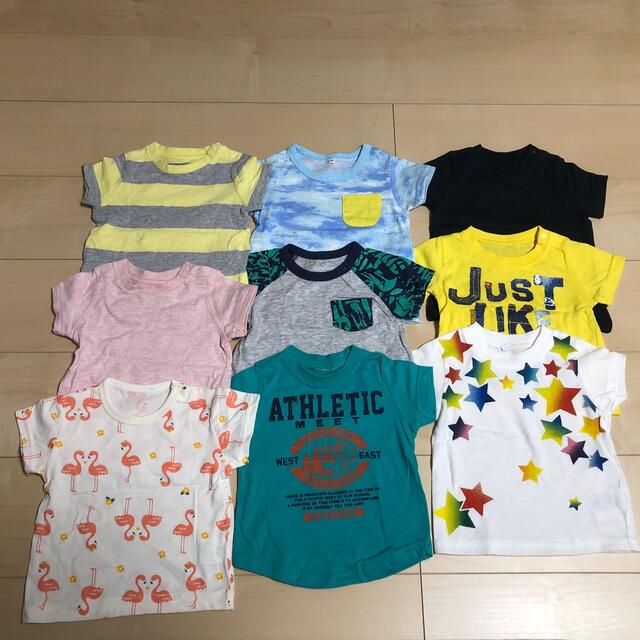 Tシャツ 男の子9着 キッズ/ベビー/マタニティのベビー服(~85cm)(Ｔシャツ)の商品写真