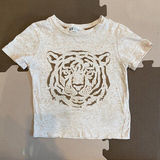 エイチアンドエム(H&M)のH&M 虎柄　半袖Tシャツ(Tシャツ/カットソー)