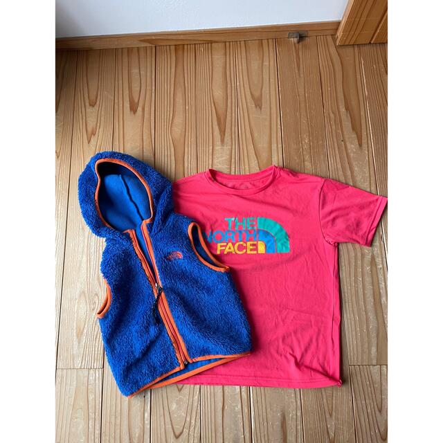 THE NORTH FACE(ザノースフェイス)のTHE NORTHFACE ノースフェイス　キッズ　Tシャツ　ベスト キッズ/ベビー/マタニティのキッズ服男の子用(90cm~)(Tシャツ/カットソー)の商品写真