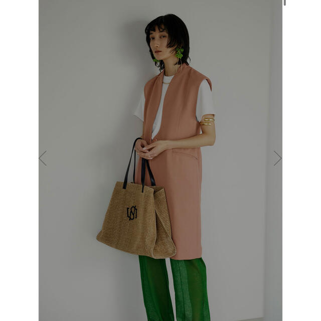 品質一番の - VINTAGE Ameri WAVE VEST ANGULAR COLLAR ベスト/ジレ 品質一番の - VINTAGE Ameri WAVE VEST ANGULAR COLLAR ベスト/ジレ